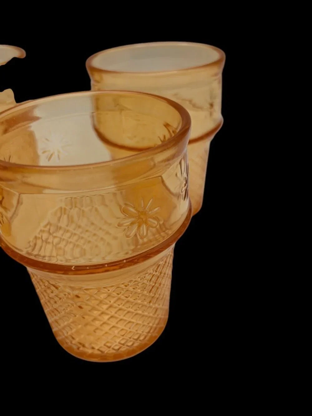 VTG Dugan Marigold Carnival Glass 